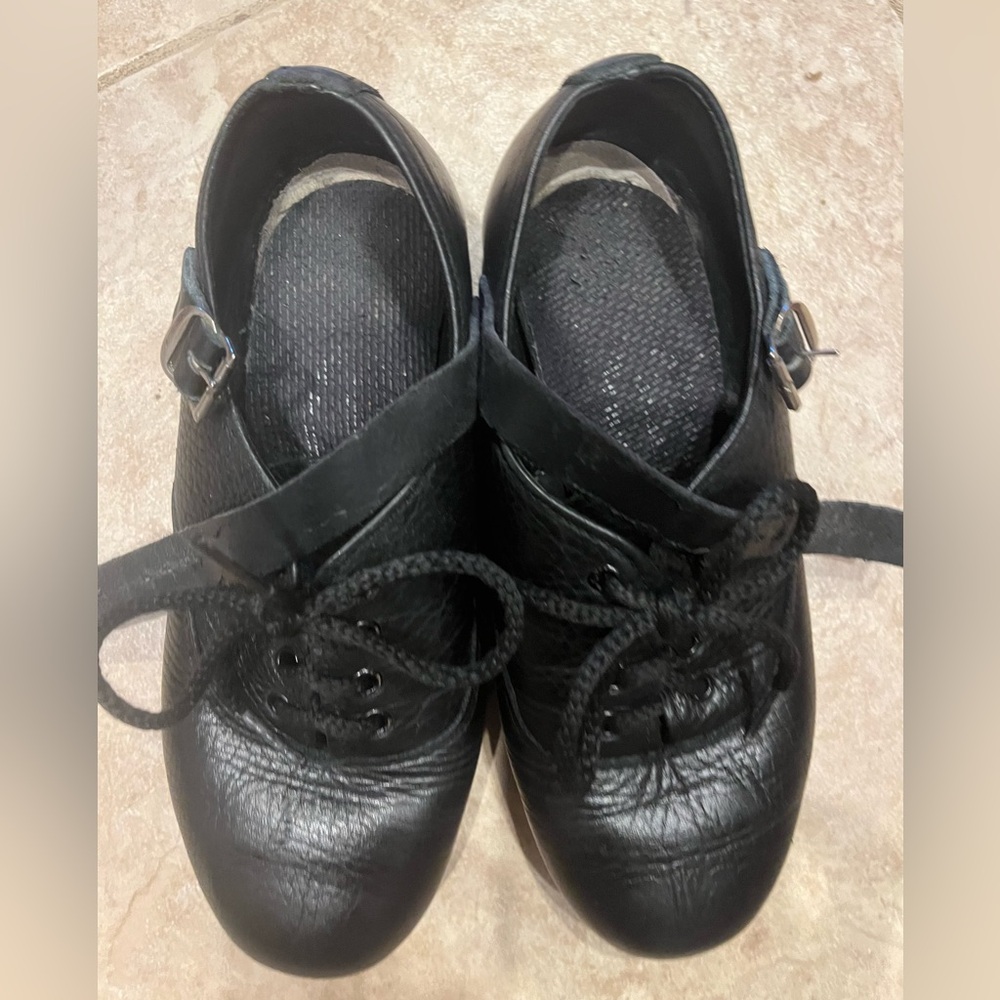 Rutherford Irish dance hard jig shoes size 2
